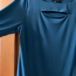 Teal blouse
